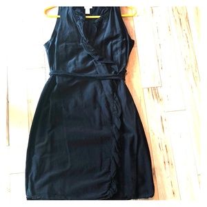 Loft cotton wrap dress